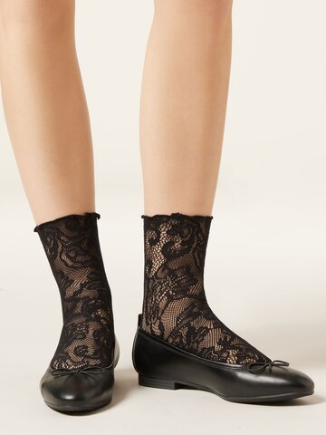 CALZEDONIA Socks in Black