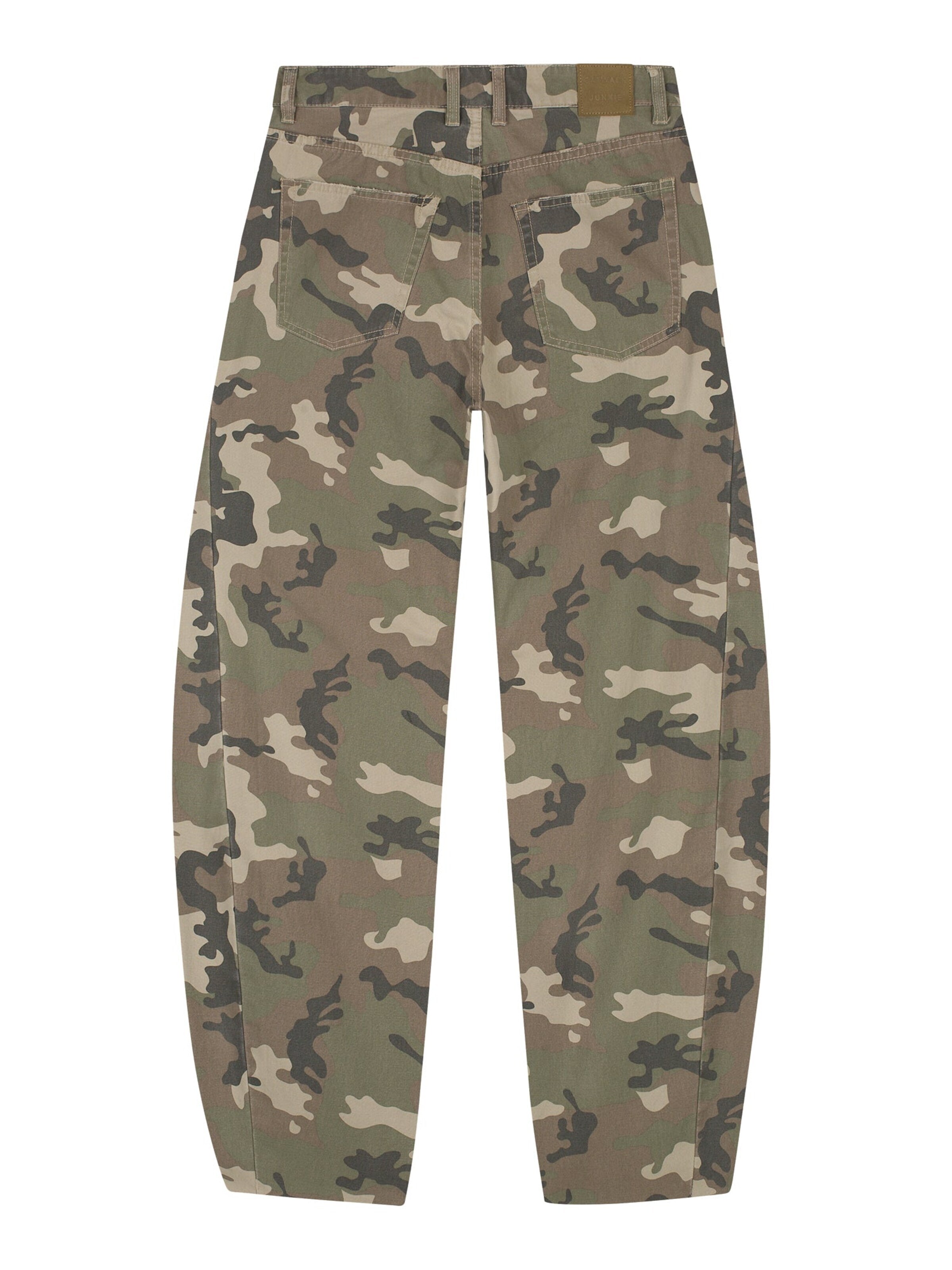 Marvé Amsterdam Vat Jeans 'Camo Jeans' in Groen