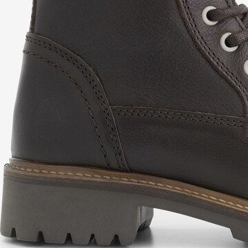 Travelin Lace-Up Boots 'Kvosted' in Brown