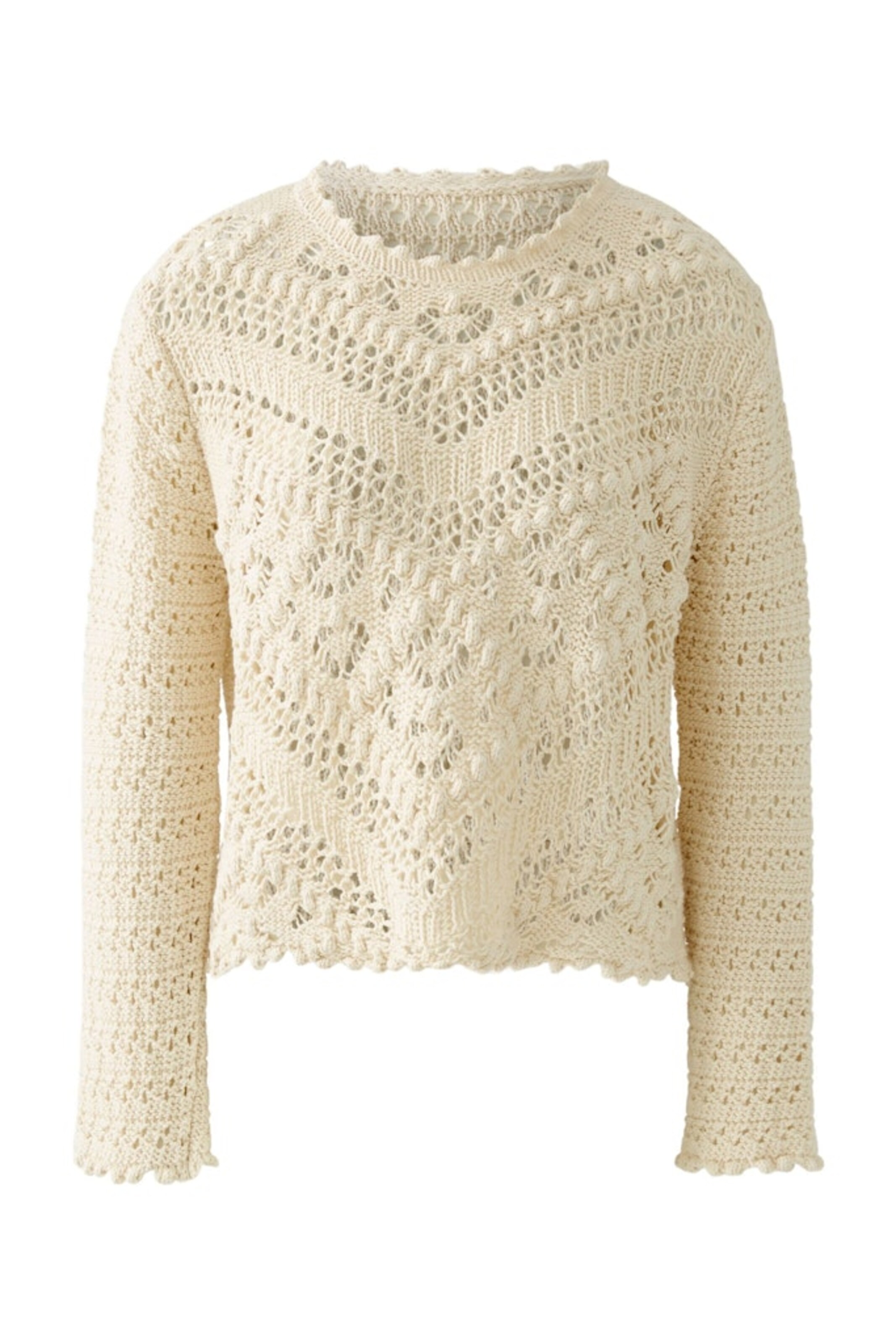 OUI Pullover in Weiß: Vorderseite