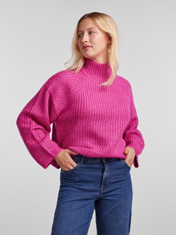 PIECES Pullover 'NELL' i pink: forside