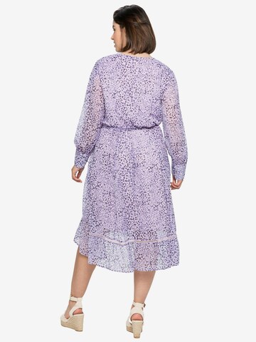 SHEEGO Shirt Dress in Purple