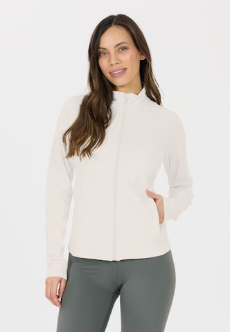 Athlecia Outdoorjas in Beige: voorkant