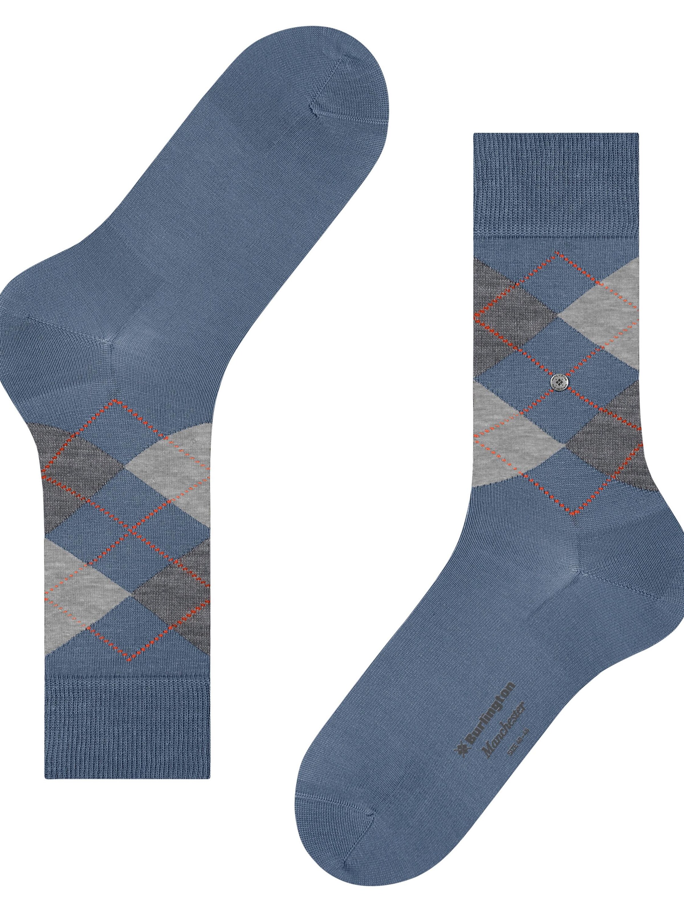 BURLINGTON Socks 'Manchester' in Blue