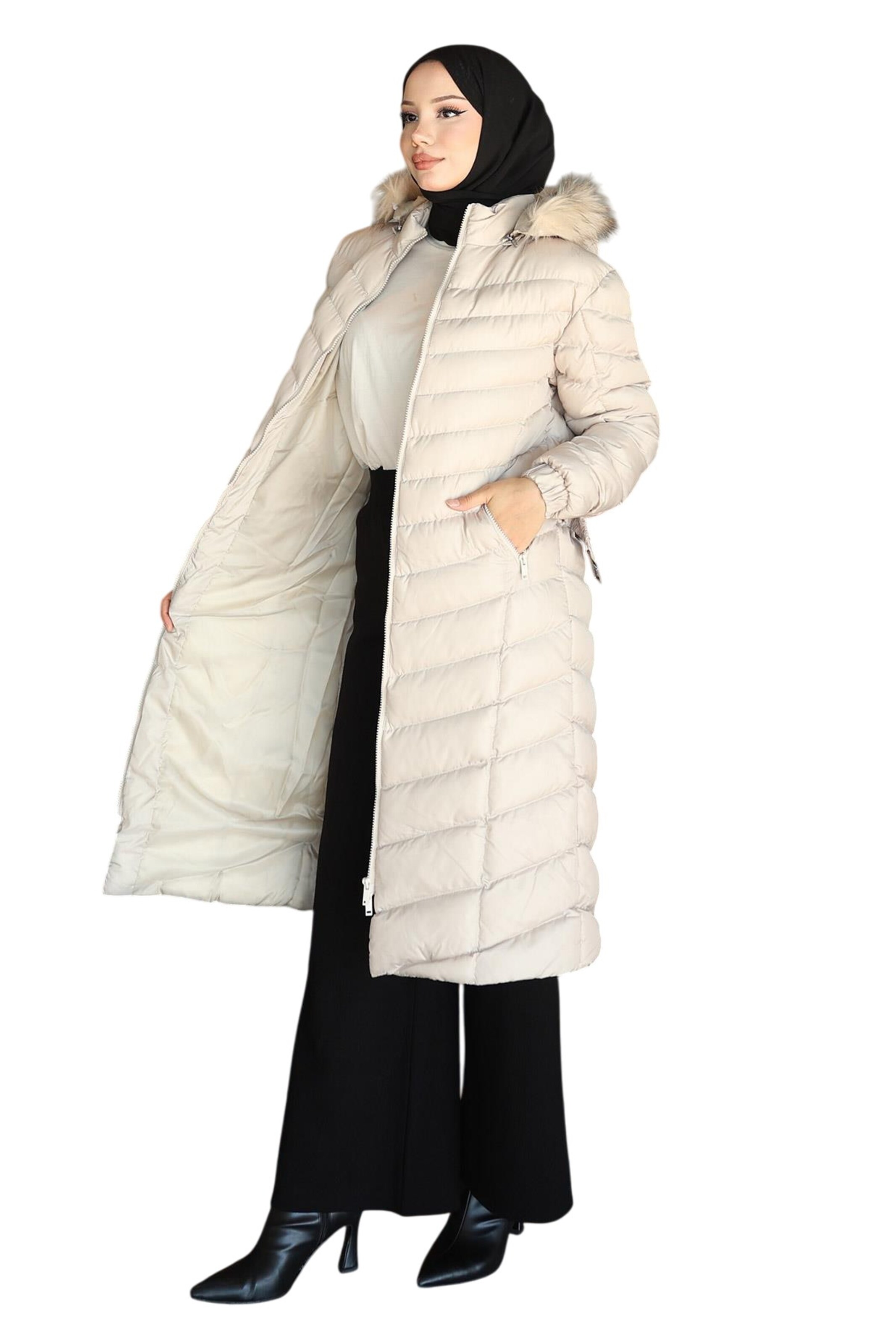 MODAMIHRAM Winter Coat in Beige