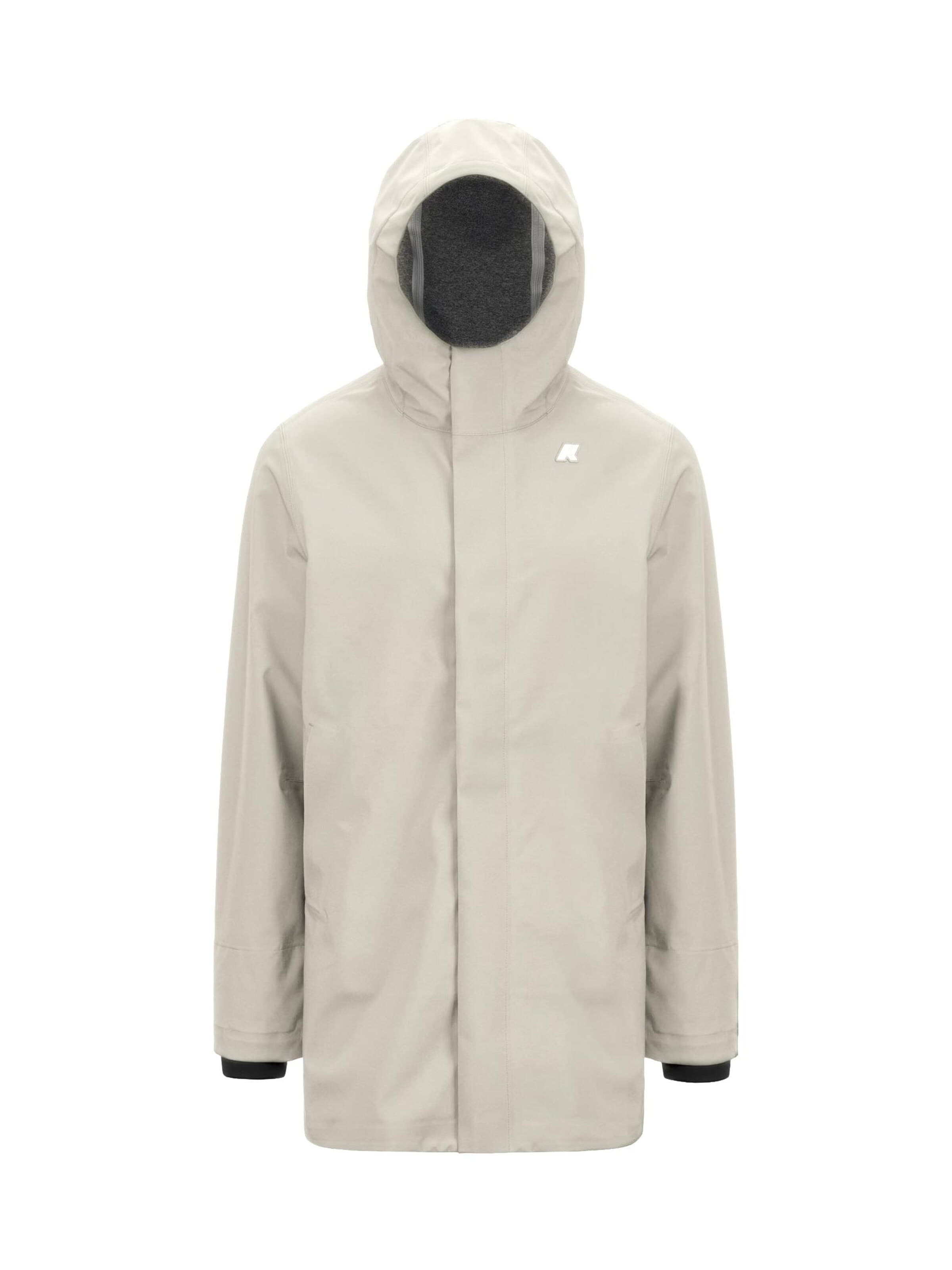 K-Way Tussenjas 'K-WAY TOMMY BONDED JERSEY GIUBBINO' in Beige: voorkant