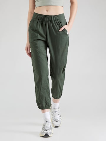 Maloja Tapered Outdoor Pants 'Fliegenpilz' in Green: front