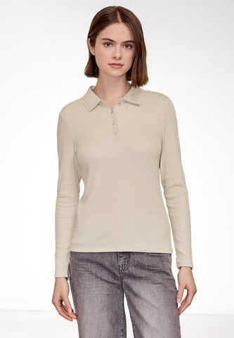 Street One Studio Shirt in Beige: front