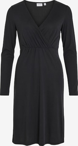 VILA Dress in Black: front