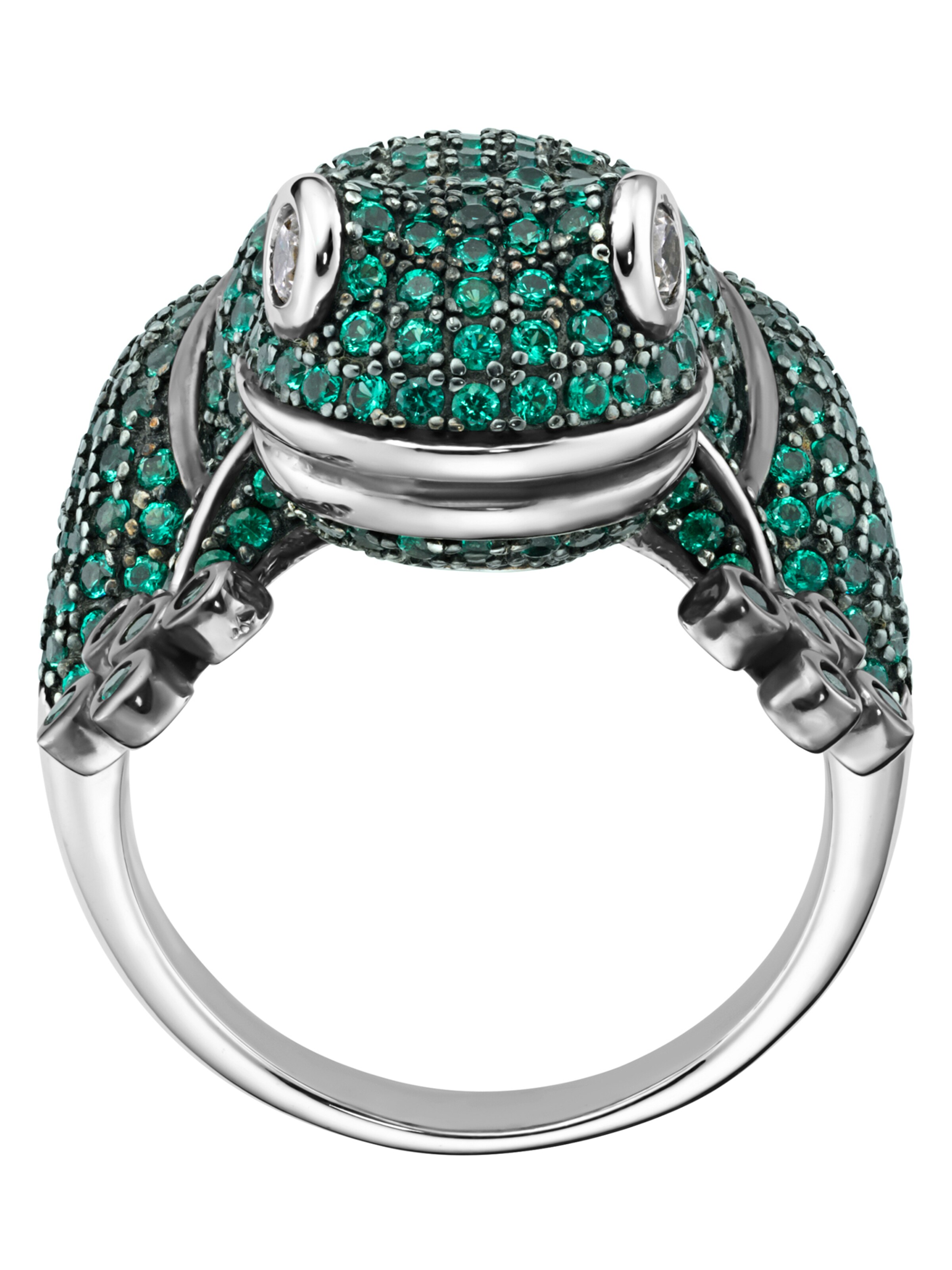 Bague Giorgio Martello Milano en vert