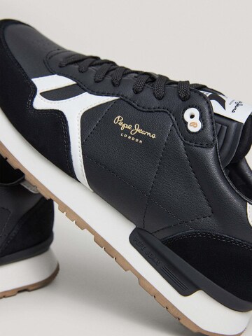 Pepe Jeans trainers ' BRIT SUPRA M ' in Schwarz