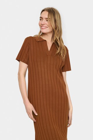 Robes en maille 'Fumiko' SAINT TROPEZ en marron