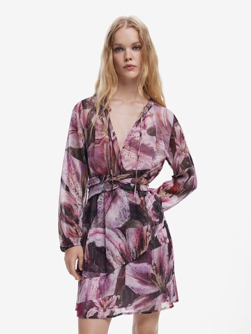 Robe Desigual en violet : devant