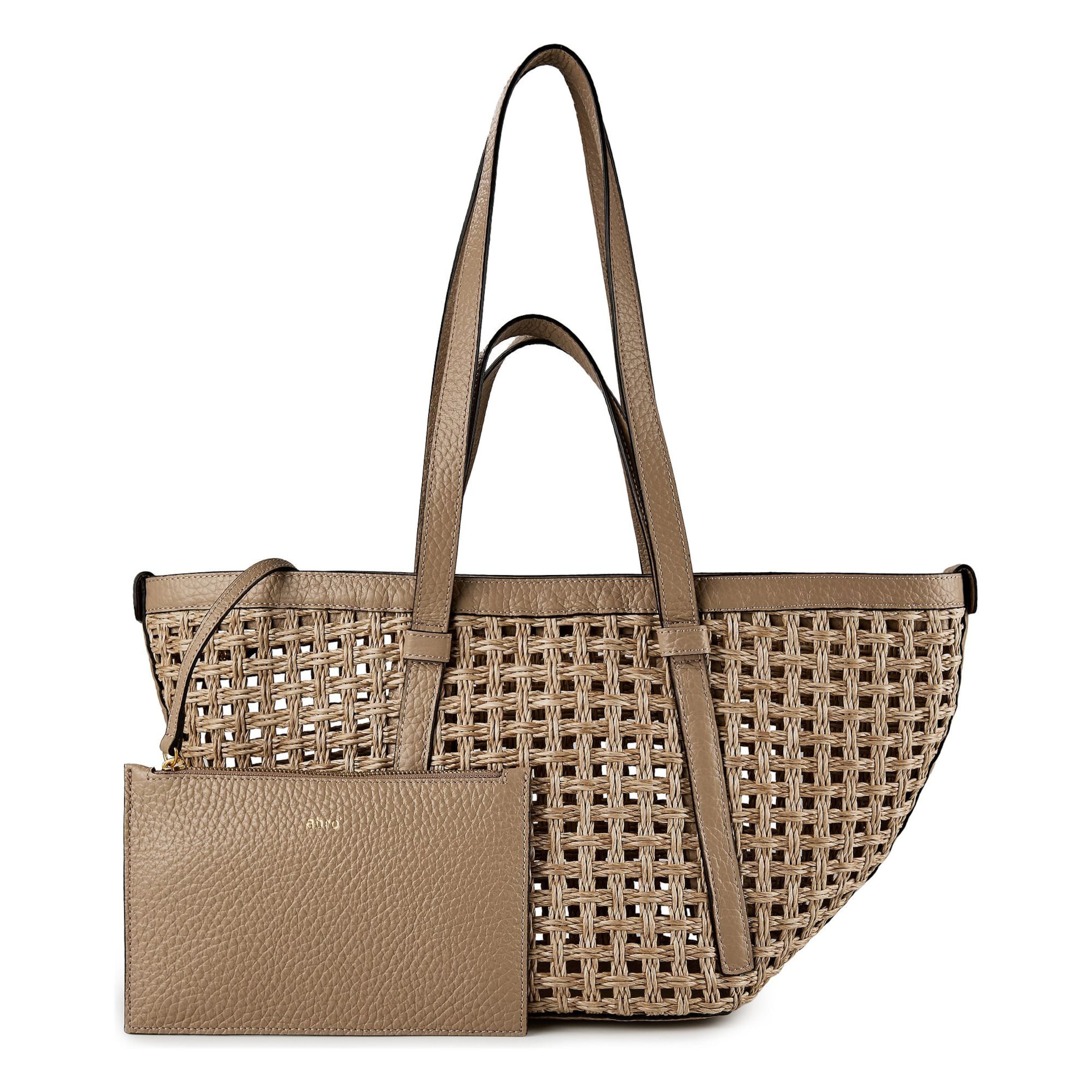 Shopper 'Cosmo' di ABRO in beige: frontale
