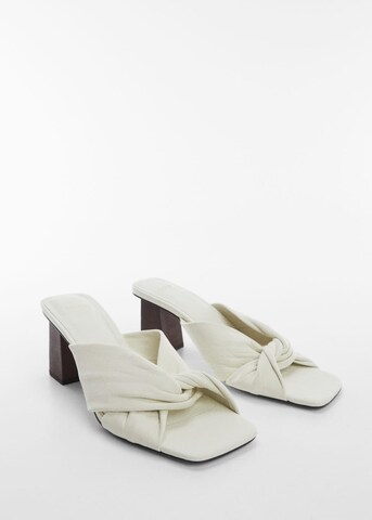 MANGO Mules ' kurku' in White