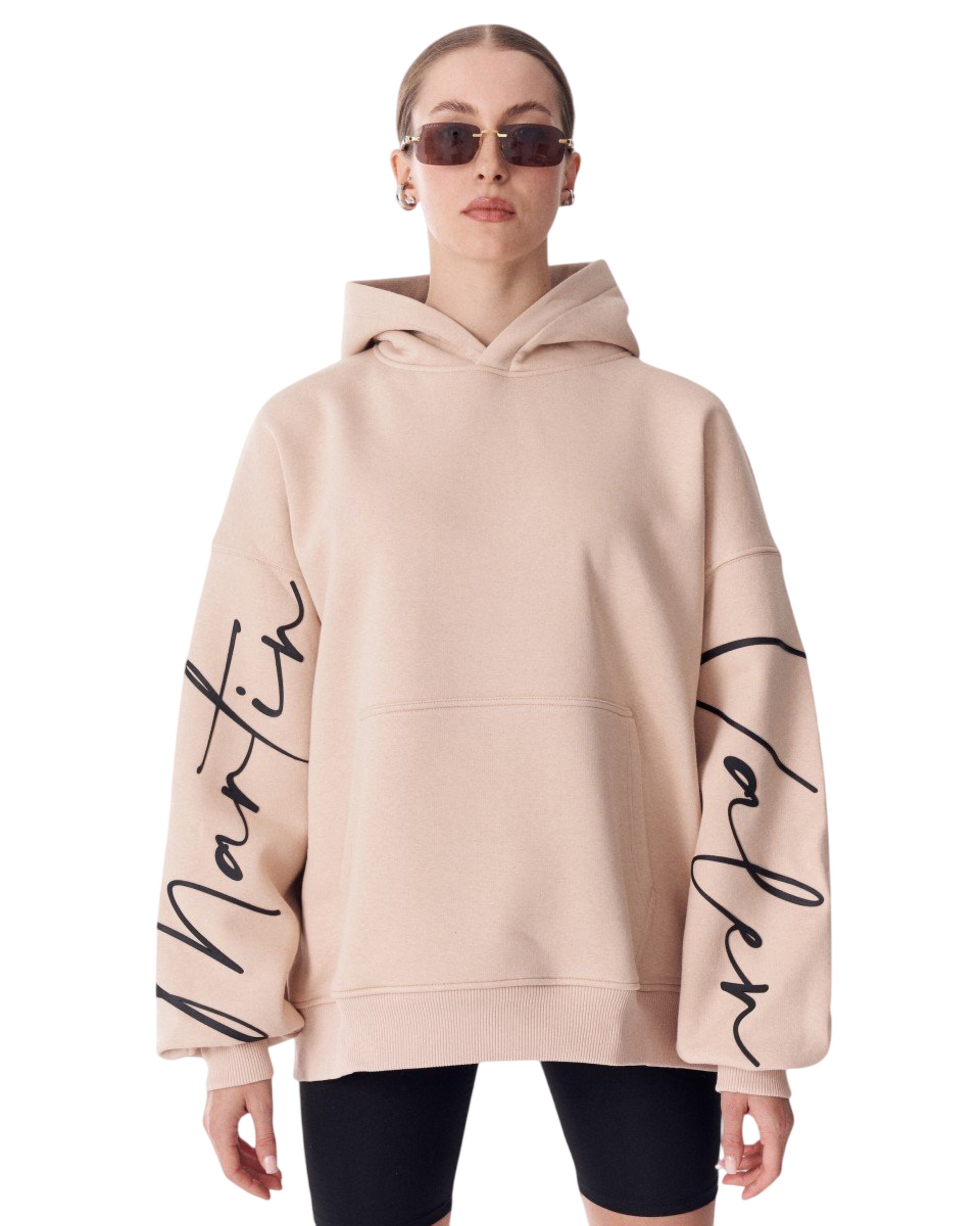 MARTIN VALEN Sweatshirt in Beige: Vorderseite