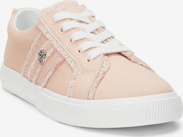 Sneaker bassa 'JANSON FRAY' di Lauren Ralph Lauren in rosa: frontale