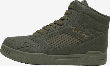 Baskets hautes 'Rebound Tipoff' Ewing en vert : devant