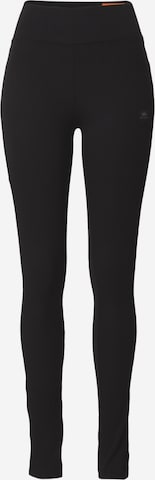 ALPHA INDUSTRIES Slim fit Leggings in Black: front