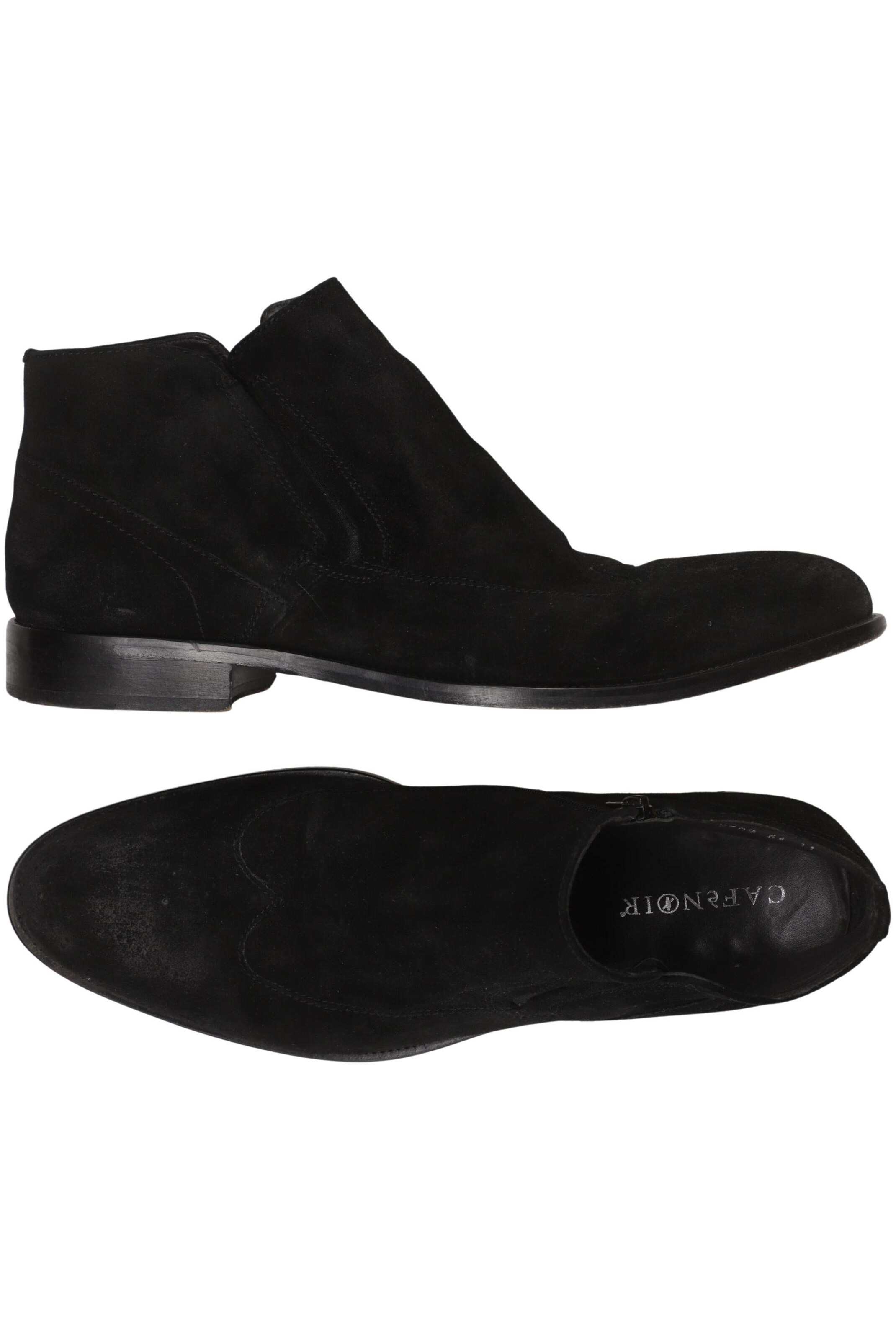 CAFÈNOIR Stiefel 44 in Schwarz: Vorderseite