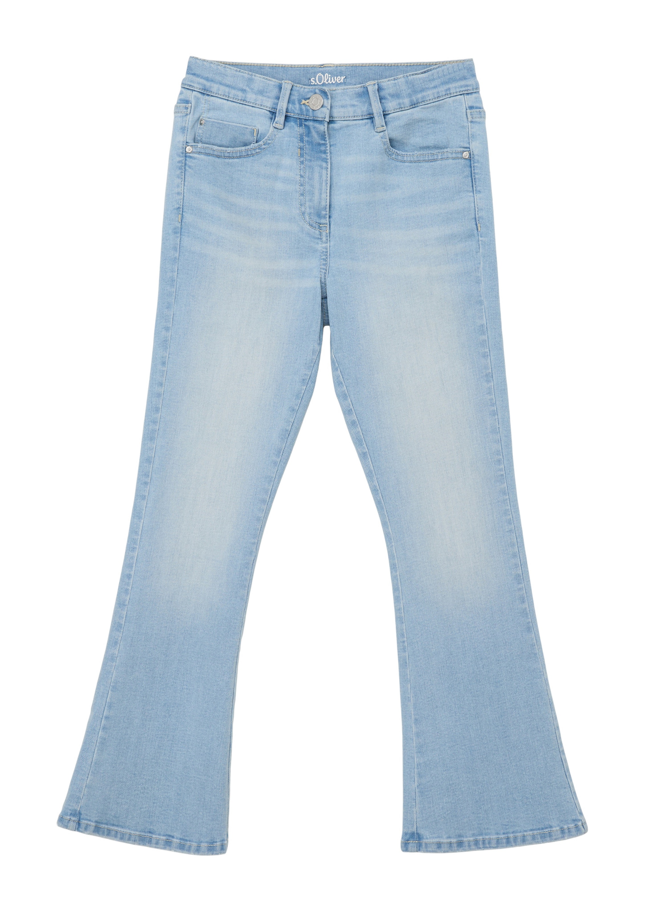 s.Oliver Flared Jeans 'Beverly' in Blau: Vorderseite