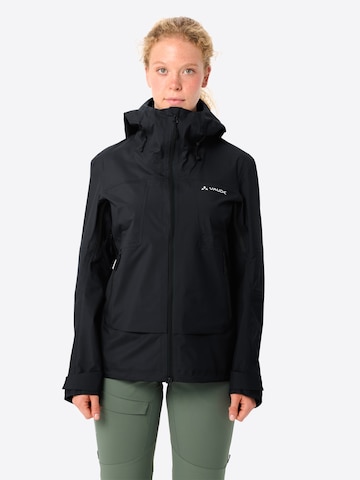 VAUDE Outdoorjacke 'Croz Alpine' in Schwarz: Vorderseite