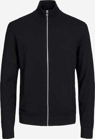 JACK & JONES Strickjacke 'Emil' in Schwarz: predná strana