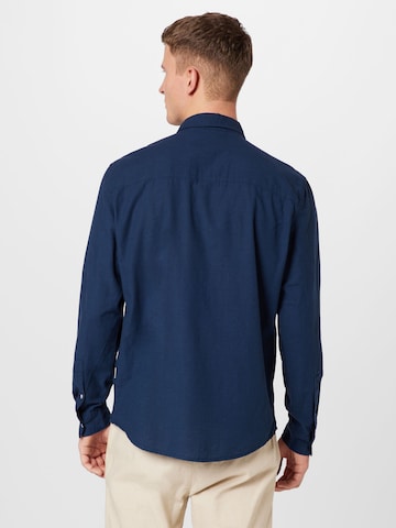 BLEND - Ajuste regular Camisa en azul
