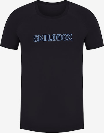 Smilodox Performance Shirt ' Timmy ' in Black: front