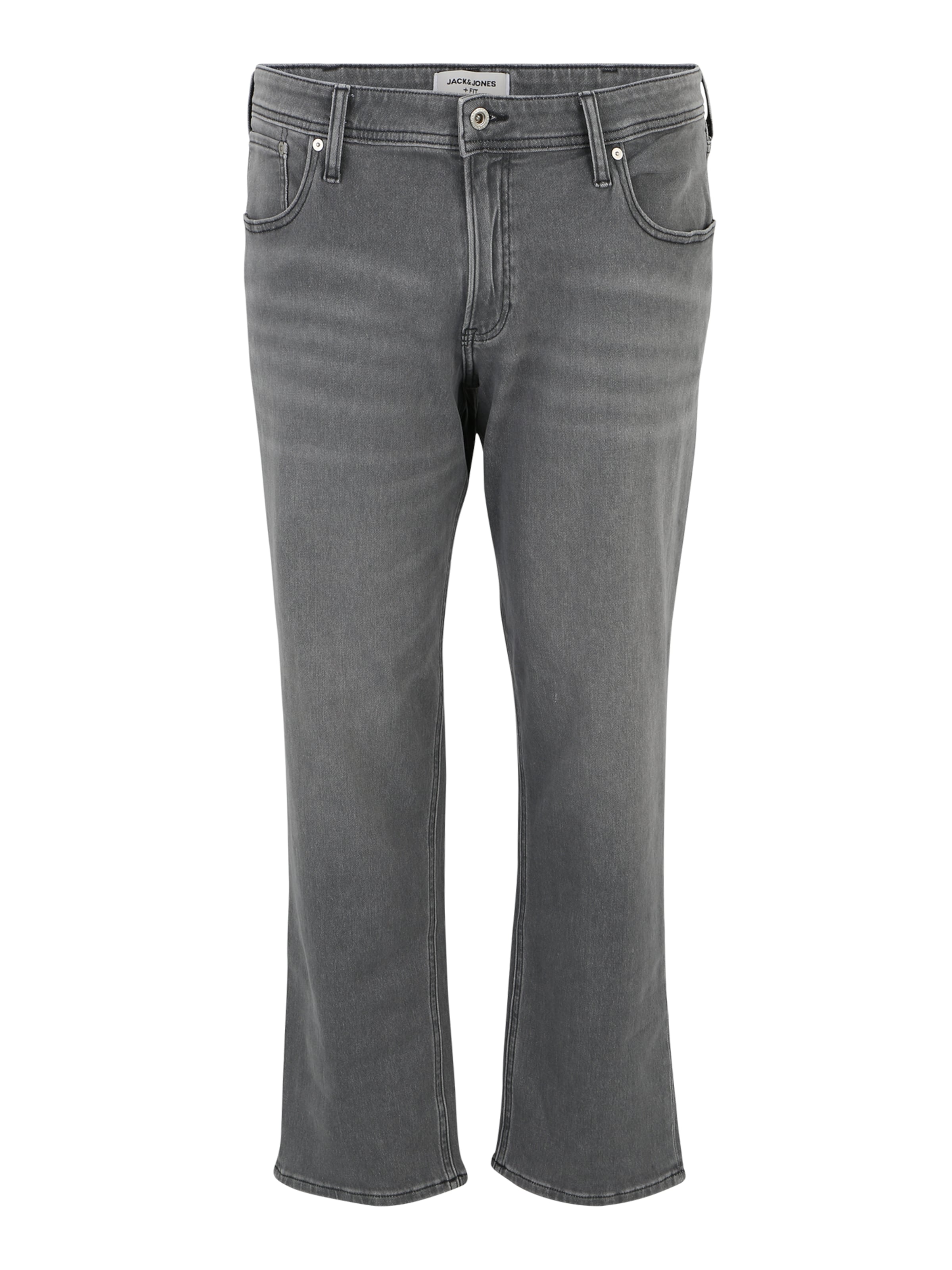 JACK & JONES - regular Vaquero 'Mike' en gris: frente