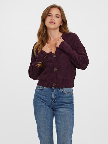 VERO MODA Cardigan 'Lea' i lilla