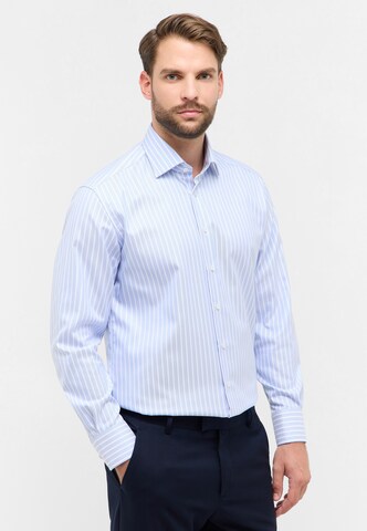 ETERNA Comfort fit Zakelijk overhemd in Blauw: voorkant