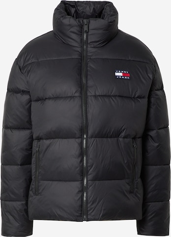 Tommy Jeans Winter jacket in Black: front