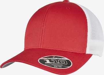 Casquette Flexfit en rouge : devant