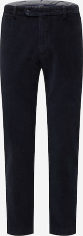Hackett London Regular Chino Pants in Blue: front
