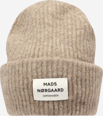 MADS NORGAARD COPENHAGEN Beanie 'Tosca Anju' in Brown