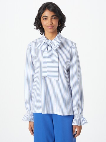 rosemunde Blouse in Blauw: voorkant