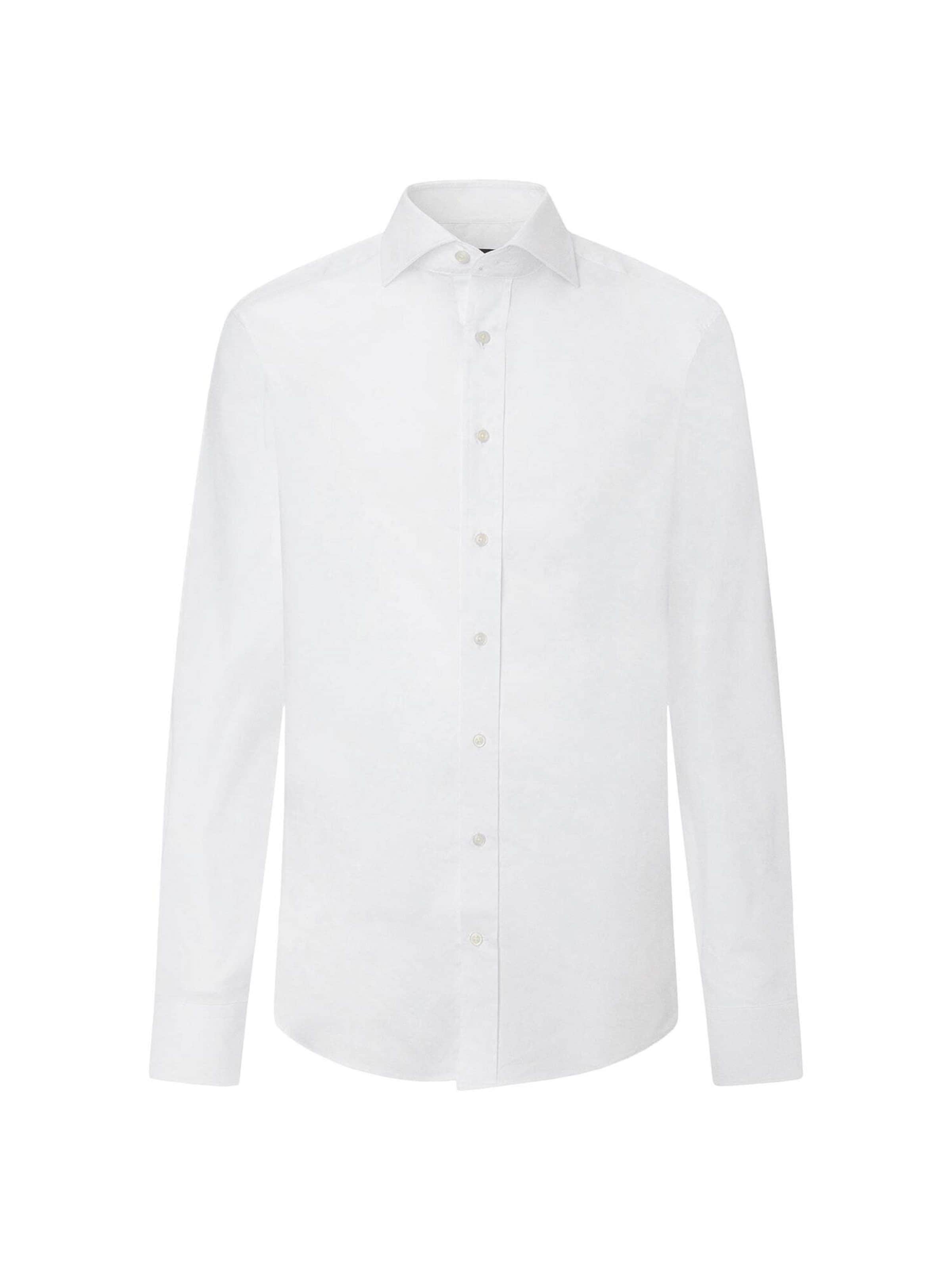 Slim fit Camicia business di Hackett London in bianco: frontale