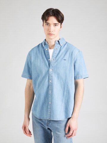 LEVI'S ® Regular fit Business Shirt 'SS Authentic Button Down' in Blue: front