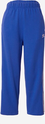 Regular Pantalon 'Open Hem' ADIDAS ORIGINALS en bleu : devant