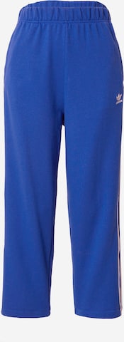 Pantalon 'Open Hem' ADIDAS ORIGINALS en bleu : devant