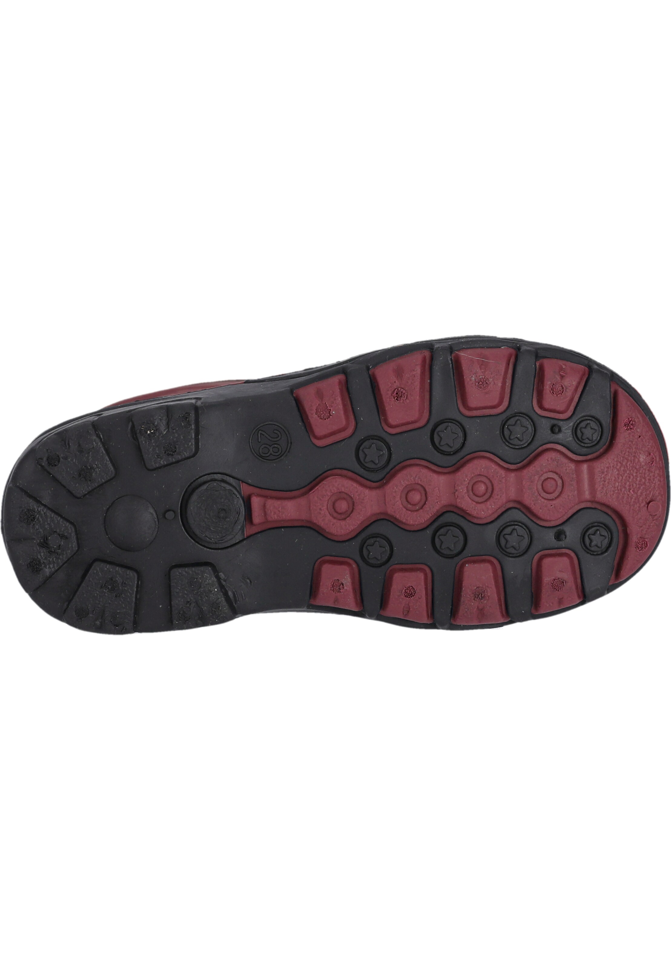 ZigZag Rubber Boots 'Fian' in Red