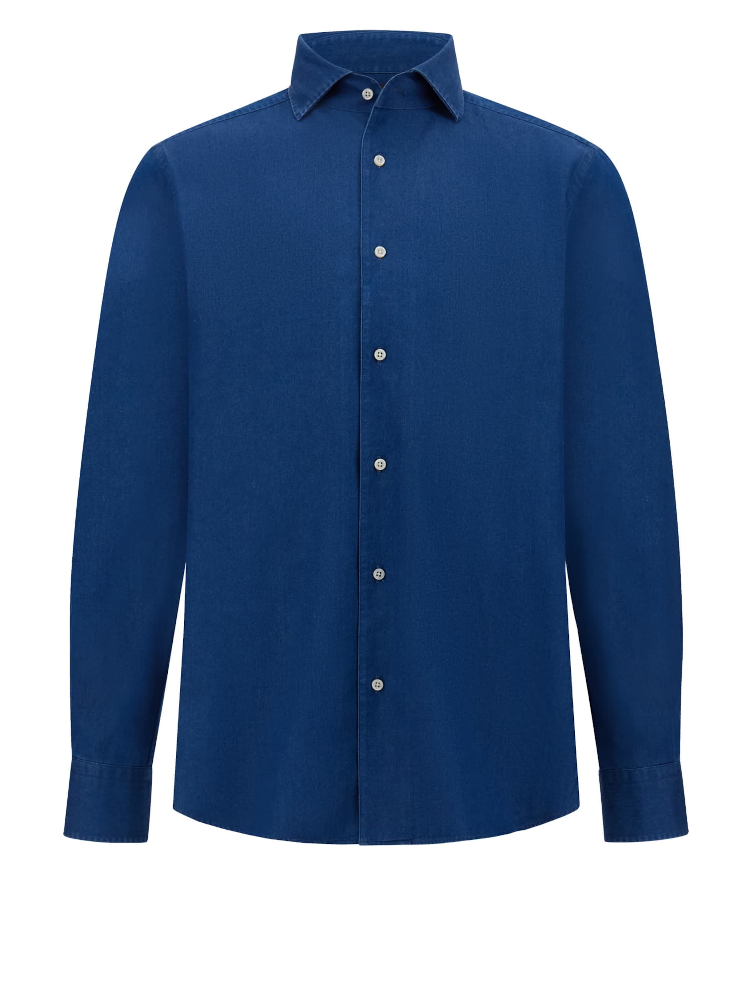 Boggi Milano - Regular Fit Camisa em azul: frente