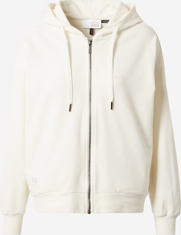 mazine - Sudadera con cremallera 'Florence' en blanco: frente