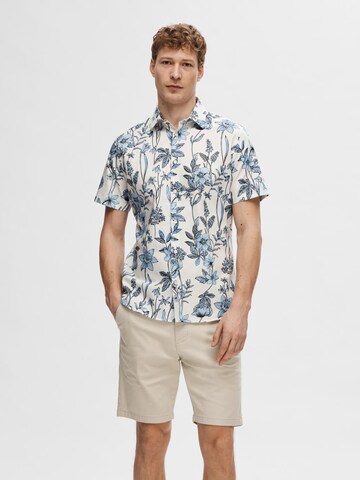 SELECTED HOMME Regular fit Overhemd 'Ethan' in Blauw: voorkant
