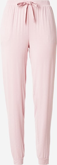Pižaminės kelnės iš Hunkemöller, spalva – pastelinė rožinė / balta, Prekių apžvalga
