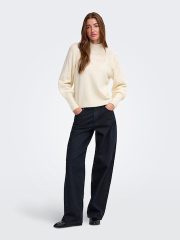 ONLY Sweater 'ONLBEAUTY' in Beige