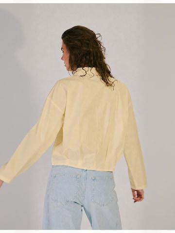 NORR Shirt ' Fraser ' in Geel: terug
