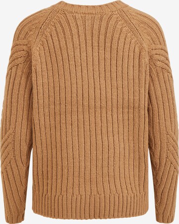 VILA Sweater 'MALINA' in Brown