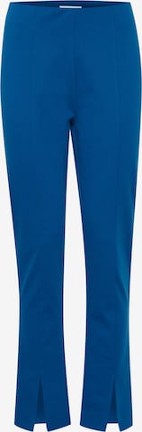 ICHI Regular Broek 'KATE' in Blauw: voorkant